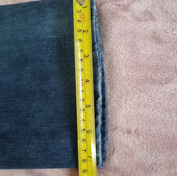 A2A11 jeans blue straight leg button fly Size W 33 - Picture 3 of 13